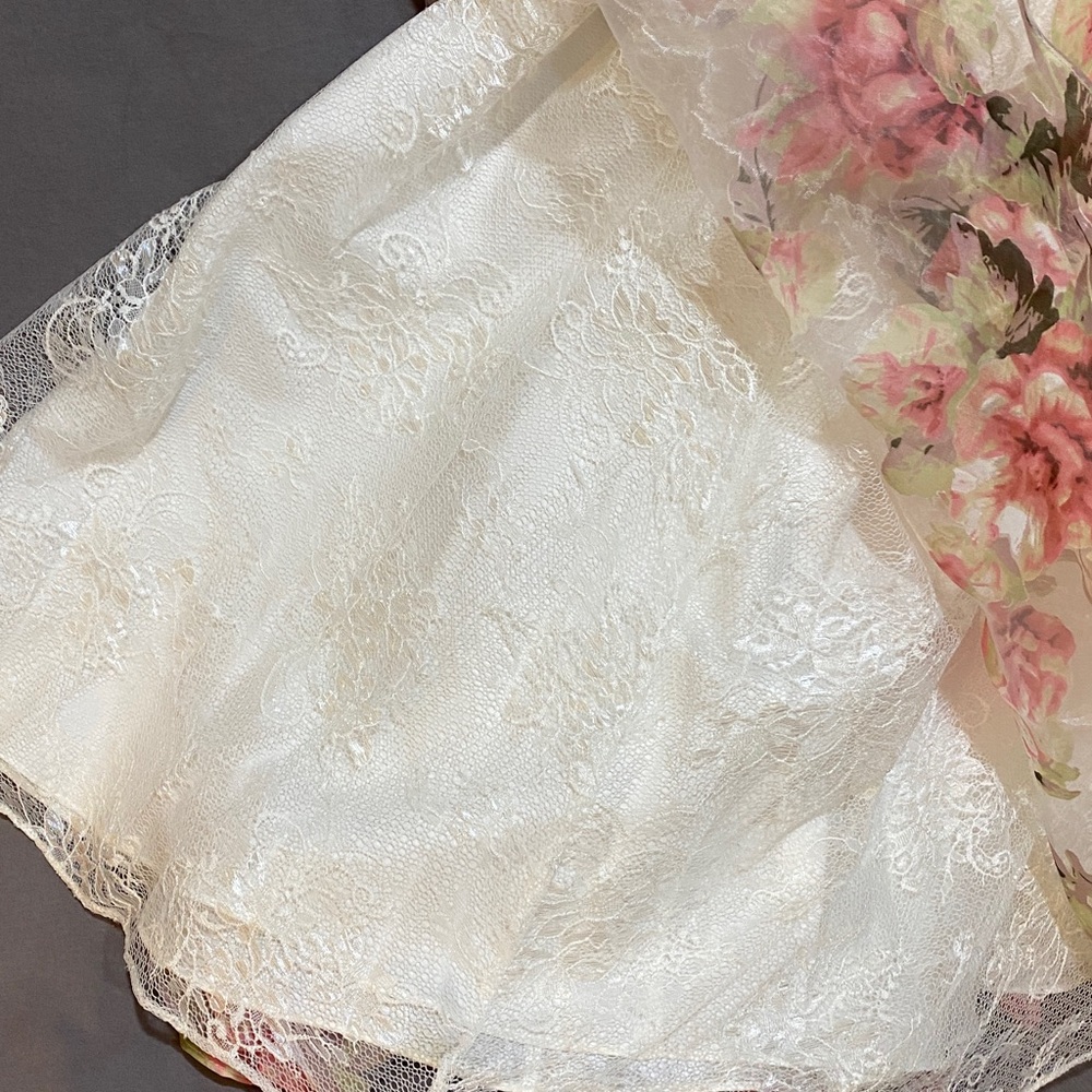 Ellie Wilde Floral Chiffon Skirt - Picture 4 of 4